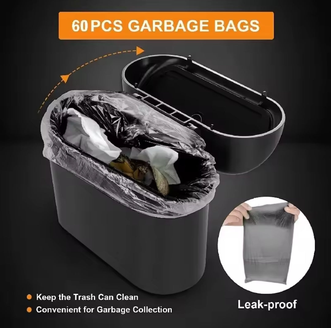 Mini Car Trash Bins Portable Waterproof Dustbin Interior Garbage Waste